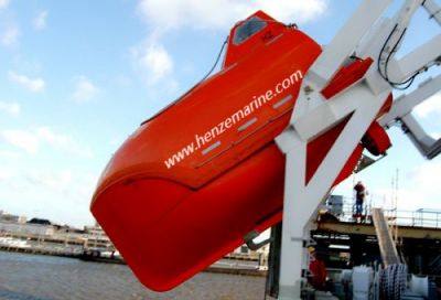 4.9M with 16 persons Fire-proof Free Fall Lifeboat With ABS Class Approval Certificate